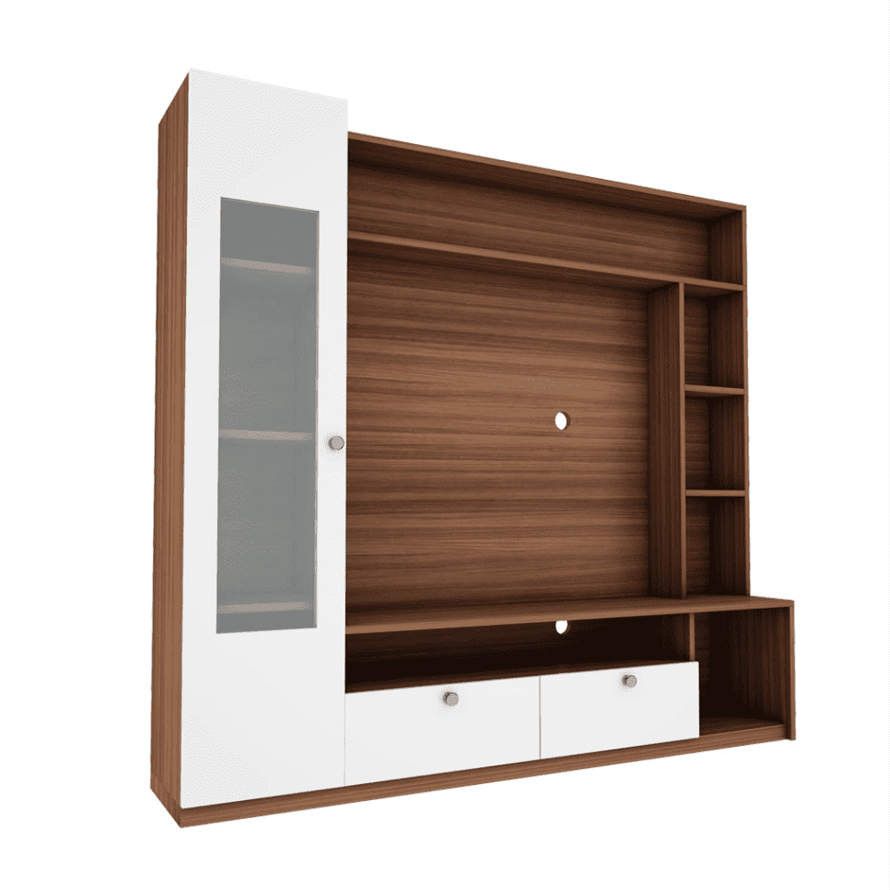 Casa Bonita TV Unit - Walnut - Upto 55 inches TV - Luxe Maple