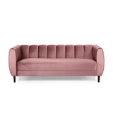 Bobran Modern Sofa Set in Suede - Luxe Maple
