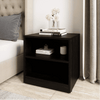 Solimo Engineered Wood Wenge Finish Bedside Table