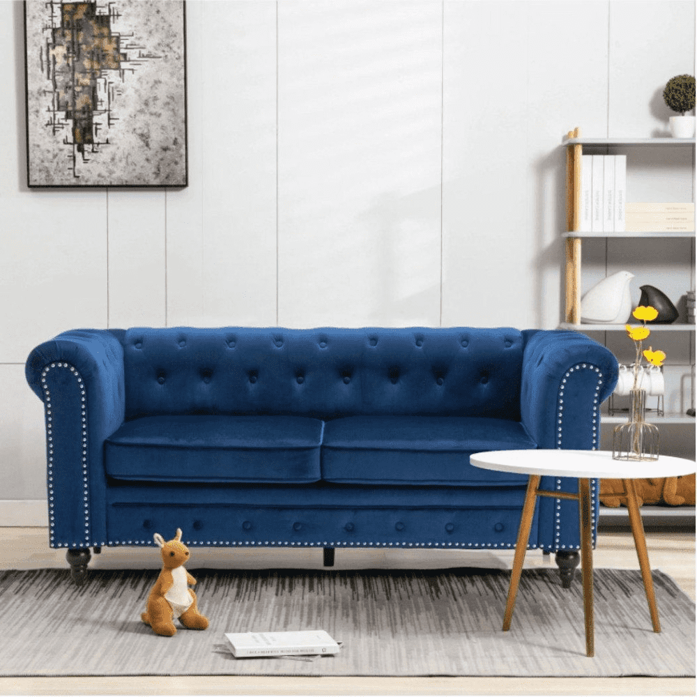 Blossom Chesterfield Sofa Set - Luxe Maple