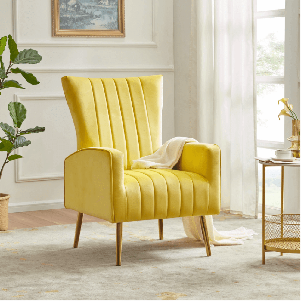 Bells Wing Back Chair - Luxe Maple