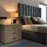Flex Luxury Upholstered Bed in Suede - Luxe Maple