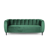 Bobran Modern Sofa Set in Suede - Luxe Maple
