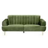 Somervilla Sofa Set in Green Color - Luxe Maple