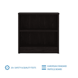 Solimo Engineered Wood Wenge Finish Bedside Table - Luxe Maple