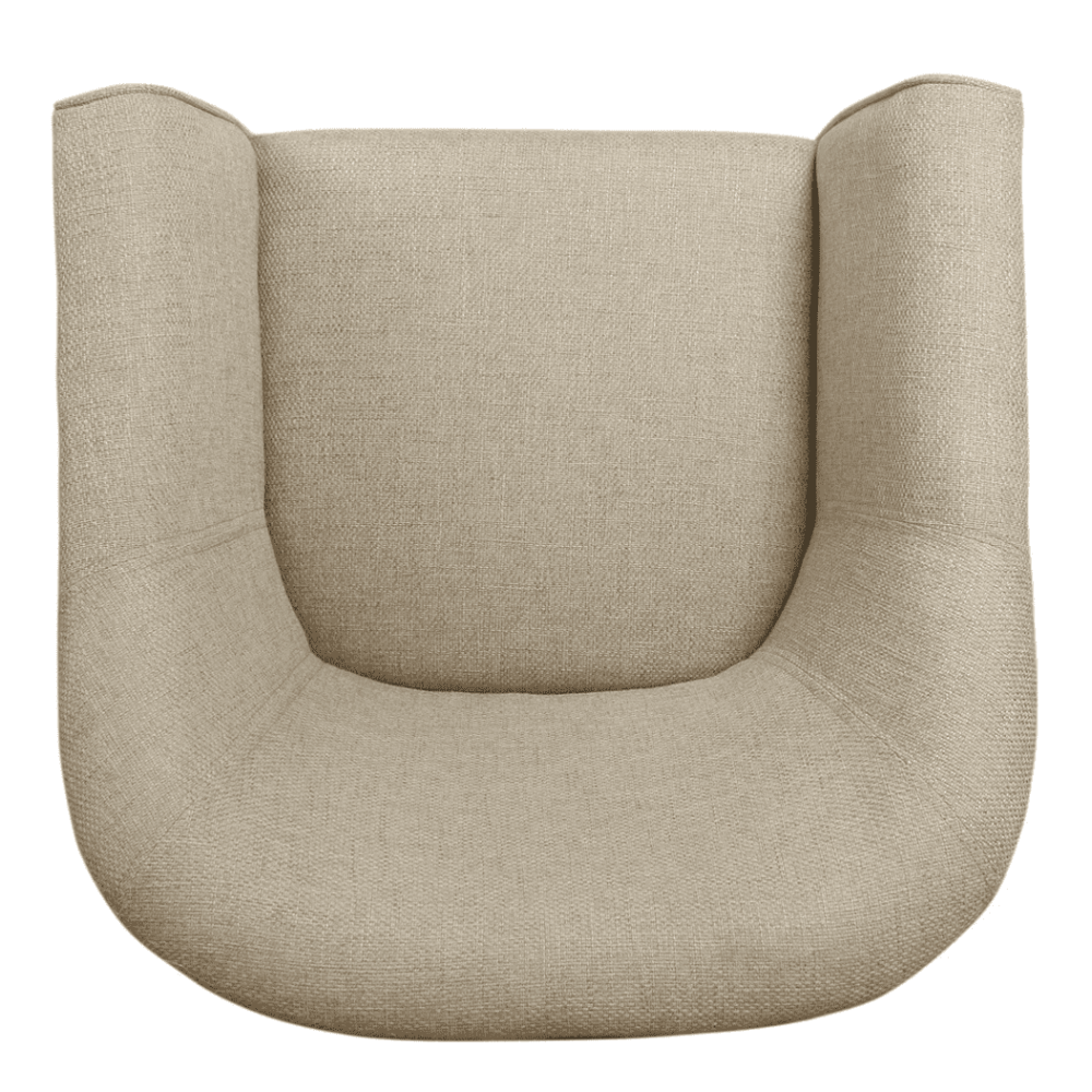 Porch & Den Kings-well Barrel Accent Chair - Luxe Maple
