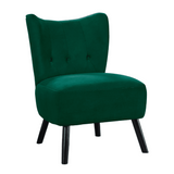 Lappy Suede Accent Chair - Luxe Maple