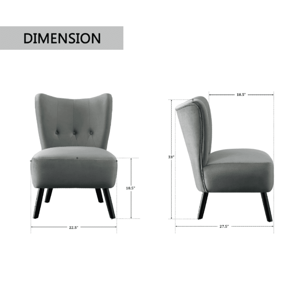Lappy Suede Accent Chair - Luxe Maple