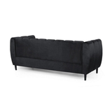 Bobran Modern Sofa Set in Suede - Luxe Maple