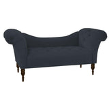 Loveseat Quilted Suede Lounger - Luxe Maple