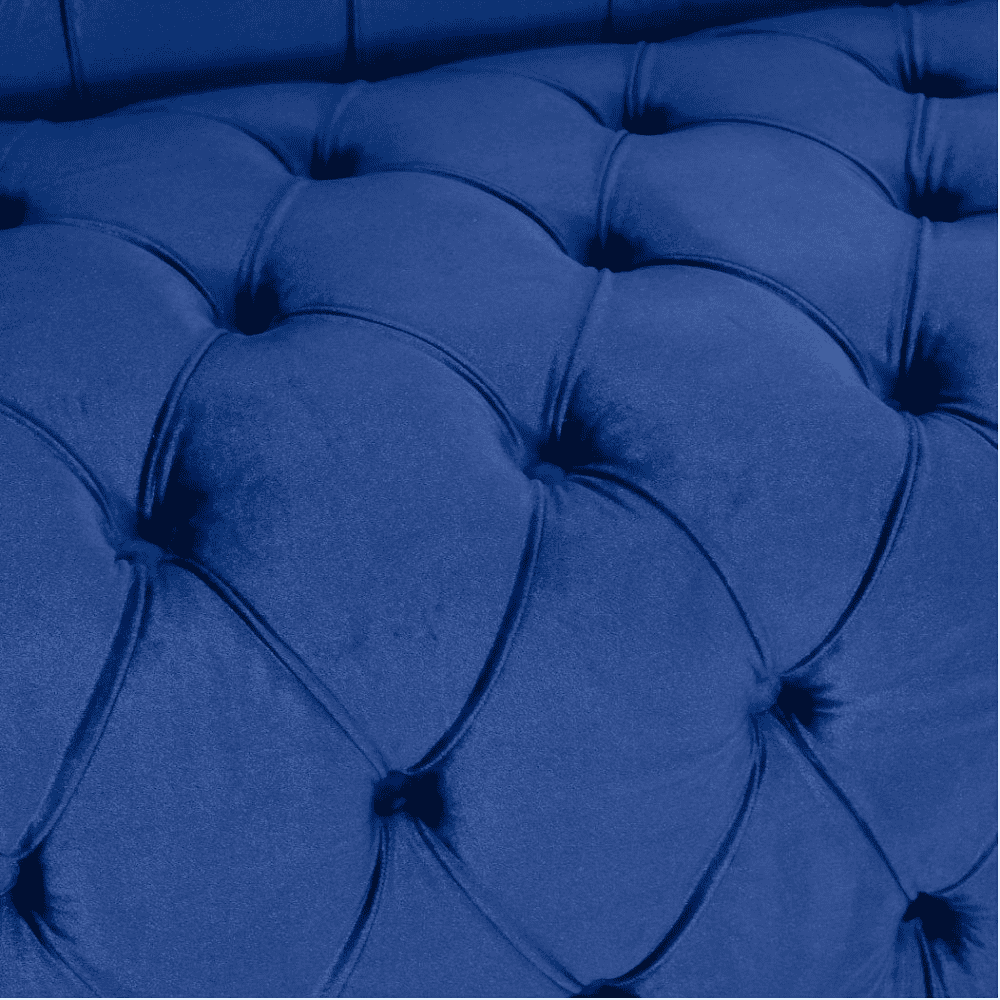 Sagawood Velvet Tufted Sofa Set - Luxe Maple