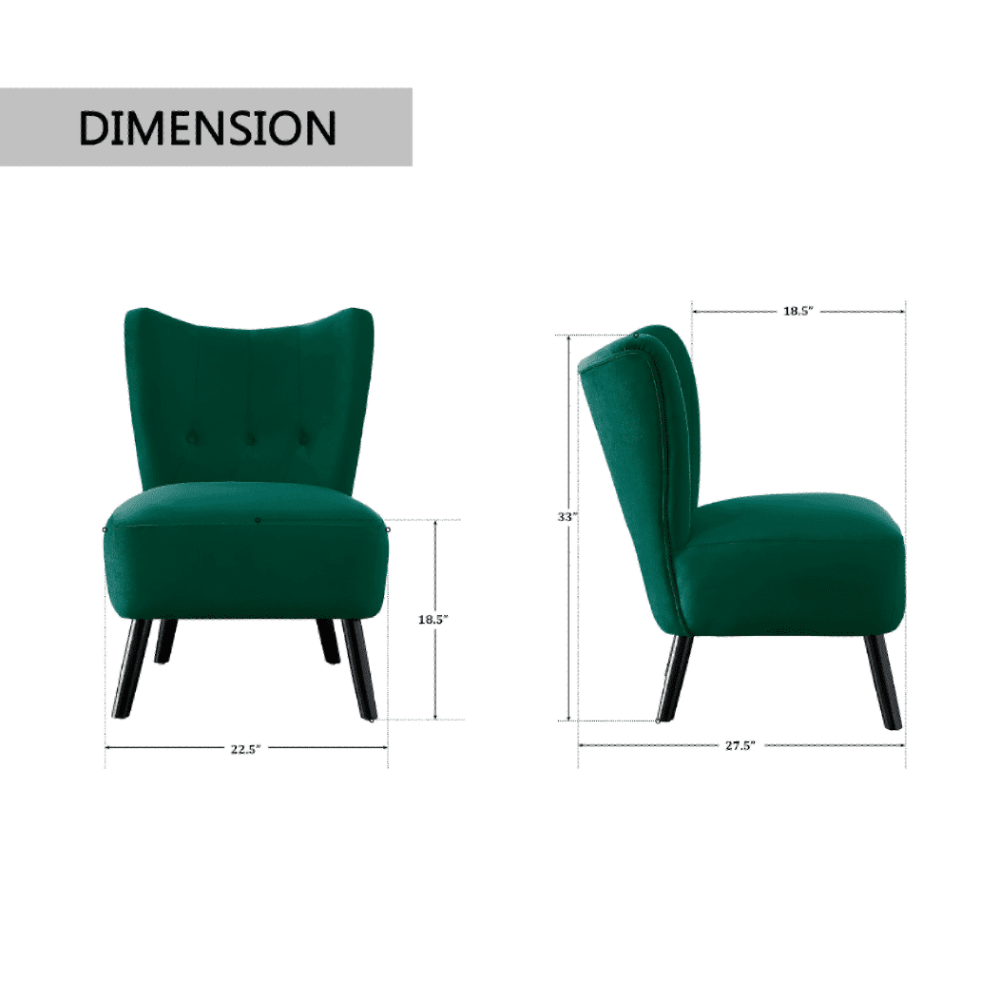 Lappy Suede Accent Chair - Luxe Maple