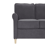 Classic Retro Sofa Set in Grey - Luxe Maple
