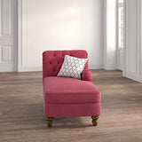 Unicorn Suede Lounger in Red Color - Luxe Maple