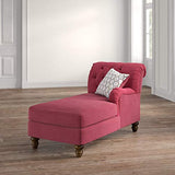 Unicorn Suede Lounger in Red Color - Luxe Maple