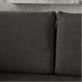 Augusto Mid-century Modern Fabric Chaise Sectional - Luxe Maple