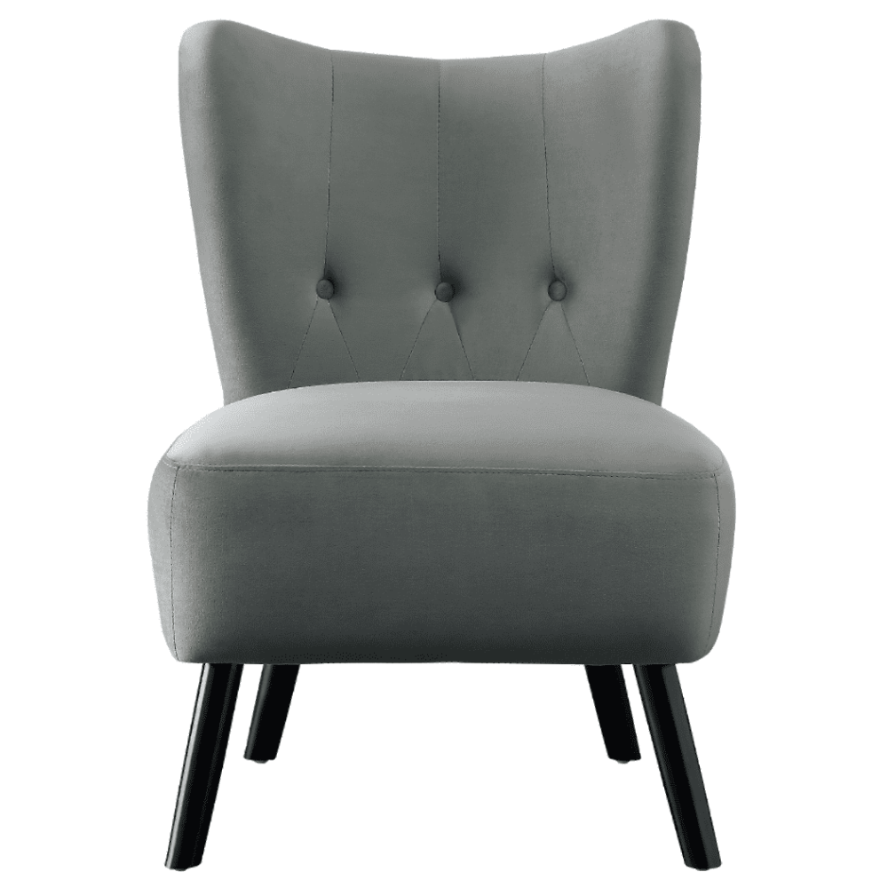Lappy Suede Accent Chair - Luxe Maple