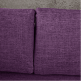 Augusto Mid-century Modern Fabric Chaise Sectional - Luxe Maple
