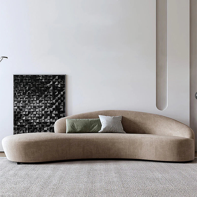 Mario Luxury Sofa Set in Suede - Luxe Maple