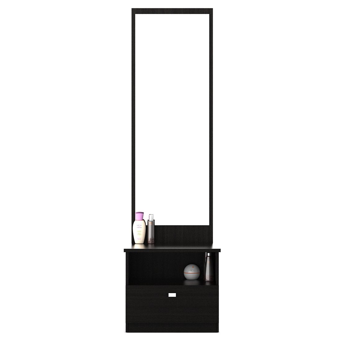 Spacewood Value Engineered Wood Dressing Table (Natural Wenge) - Luxe Maple