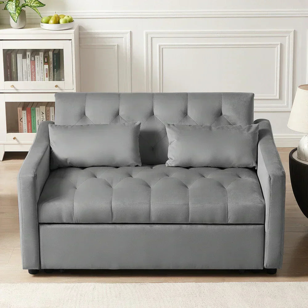 Quilt Plus Luxury Sofa Cum Bed - Luxe Maple