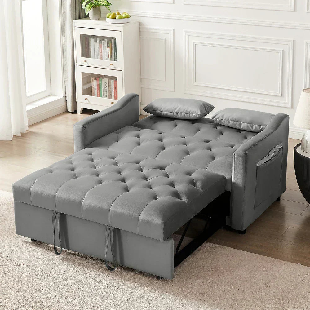 Quilt Plus Luxury Sofa Cum Bed - Luxe Maple