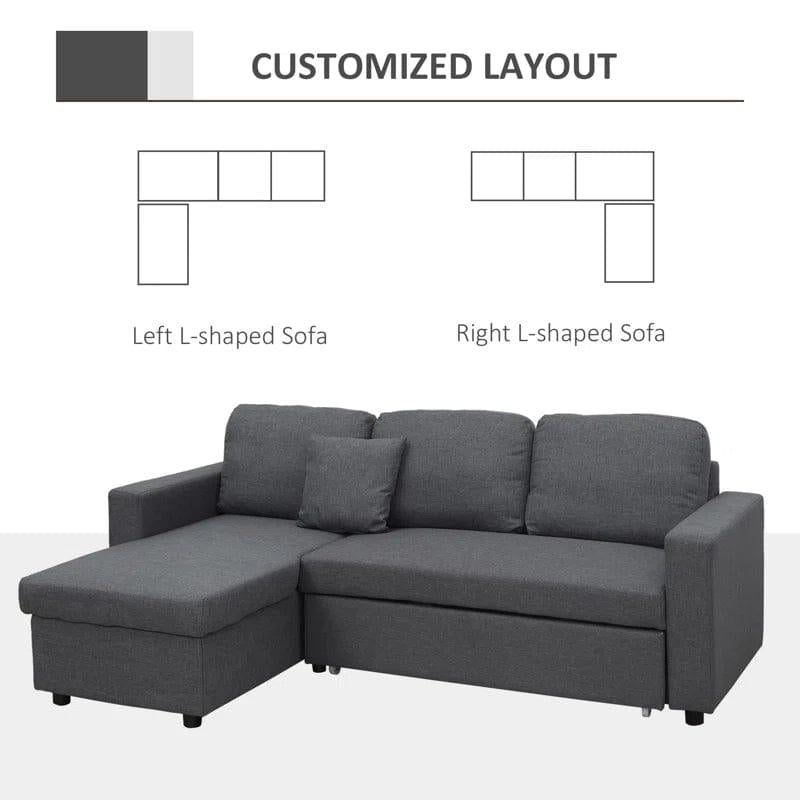 Desk Sofa Cum Bed In Suede - Luxe Maple