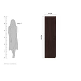 Dulex Medusa Engineered Wood Wardrobe Wenge Finish - Luxe Maple