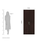 Dulex Medusa Engineered Wood Wardrobe Wenge Finish - Luxe Maple