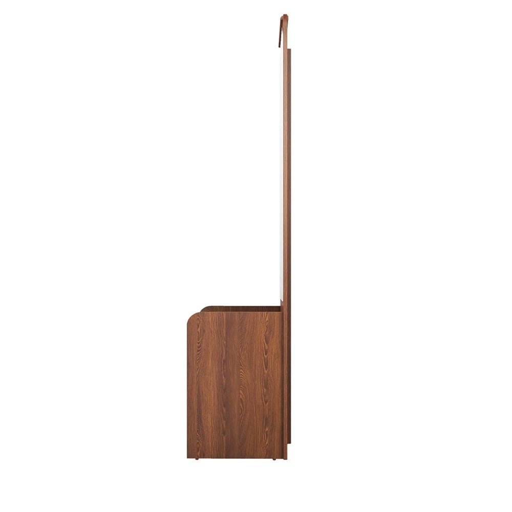Rolex Dressing Table In Walnut Color - Luxe Maple