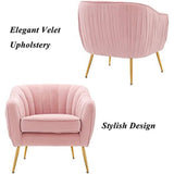 Patro Upholstered Accent Chair in Suede - Luxe Maple