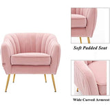 Patro Upholstered Accent Chair in Suede - Luxe Maple