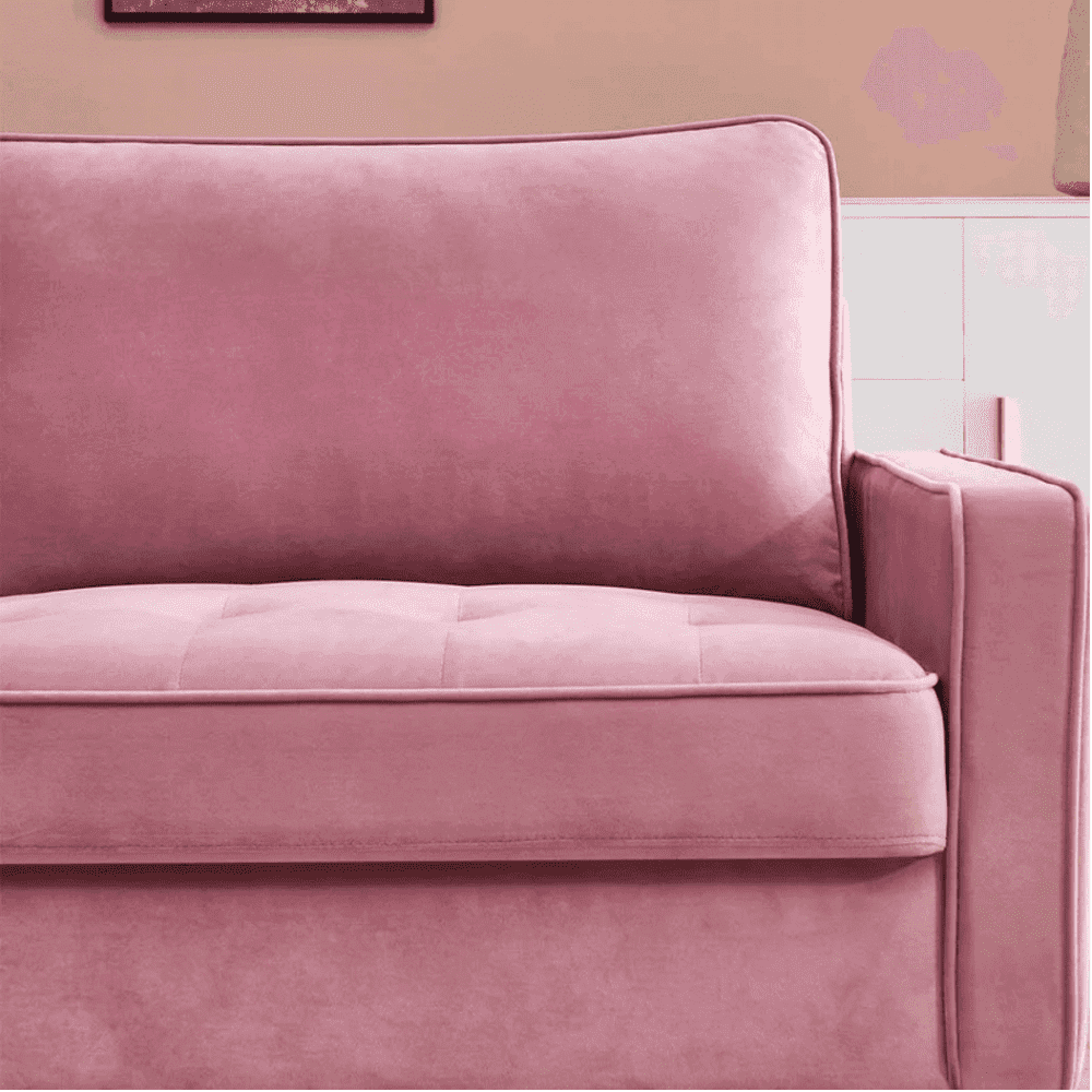 Block Down Straight Line Sofa Set - Luxe Maple