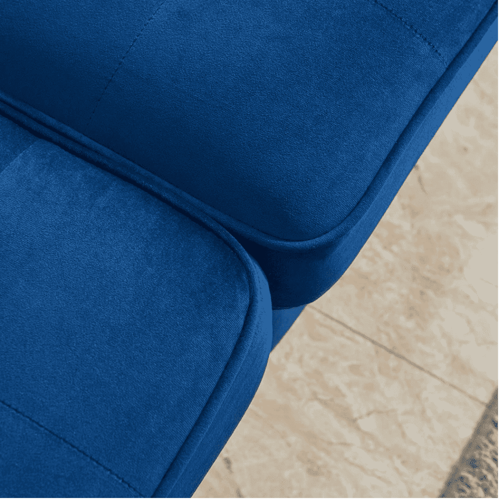 Block Down Straight Line Sofa Set - Luxe Maple