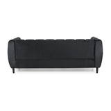 Bobran Modern Sofa Set in Suede - Luxe Maple