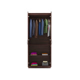 Dulex Medusa Engineered Wood Wardrobe Wenge Finish - Luxe Maple