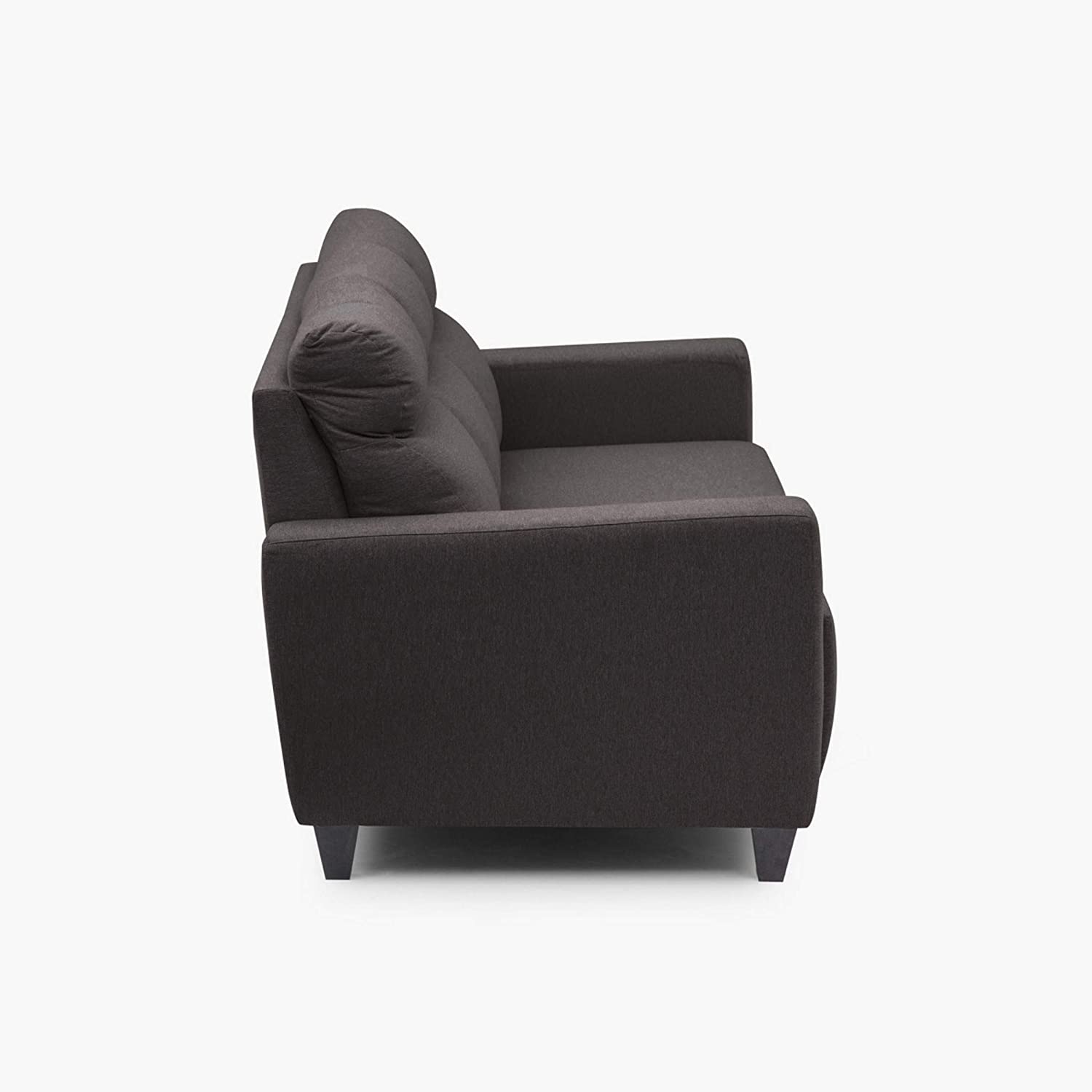 Zolo Suede Sofa Set in Grey Color - Luxe Maple