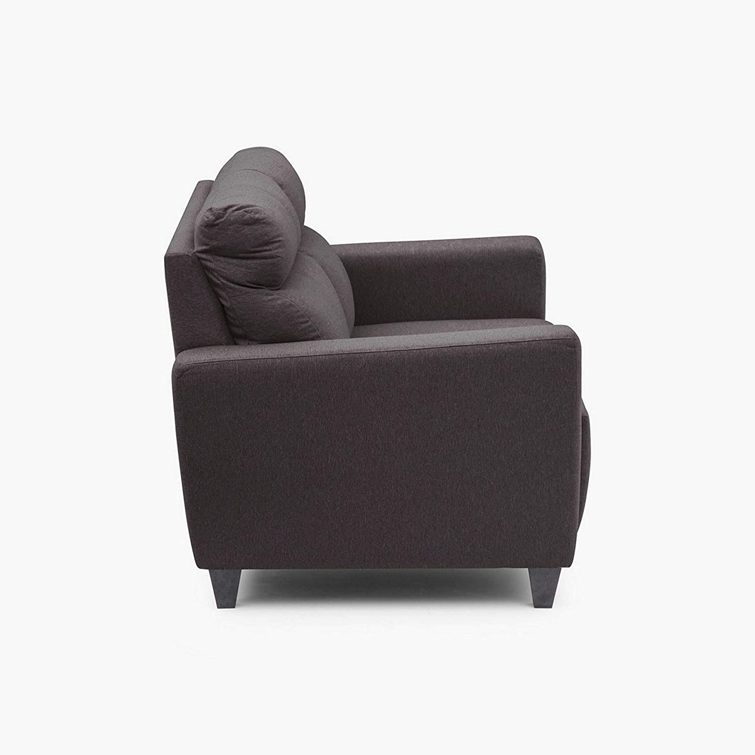 Zolo Suede Sofa Set in Grey Color - Luxe Maple