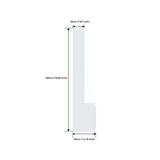 Union TV Unit- Frosty White - Luxe Maple