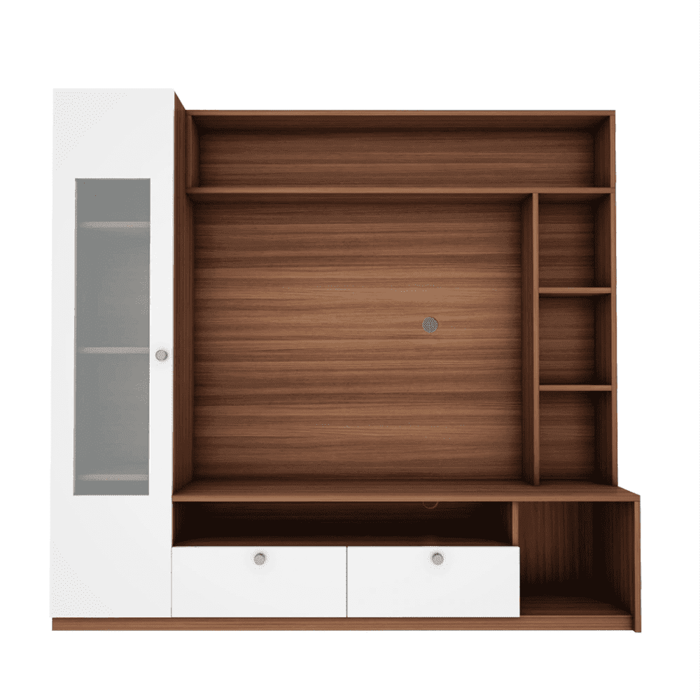 Casa Bonita TV Unit - Walnut - Upto 55 inches TV - Luxe Maple