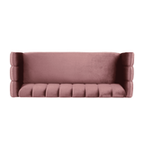 Bobran Modern Sofa Set in Suede - Luxe Maple