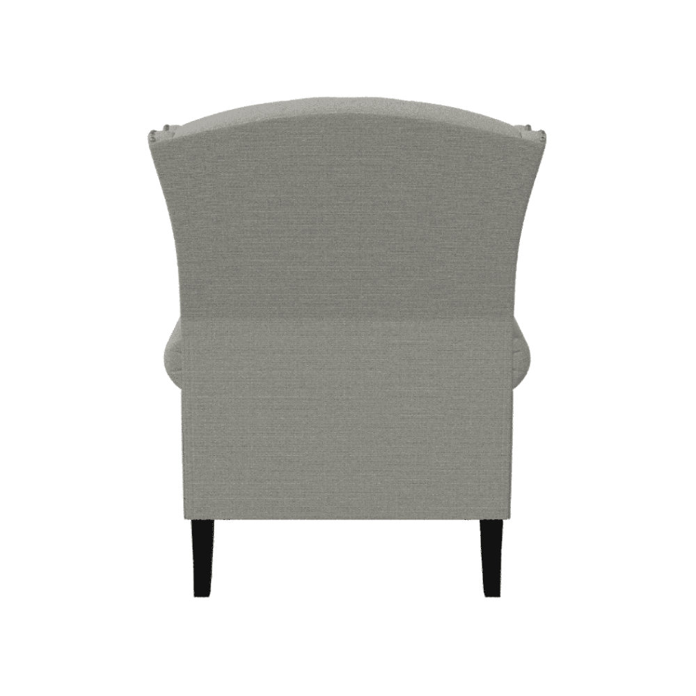 Copper Grove Crawley Diamond Button-Tufted Wingback Chair - Luxe Maple