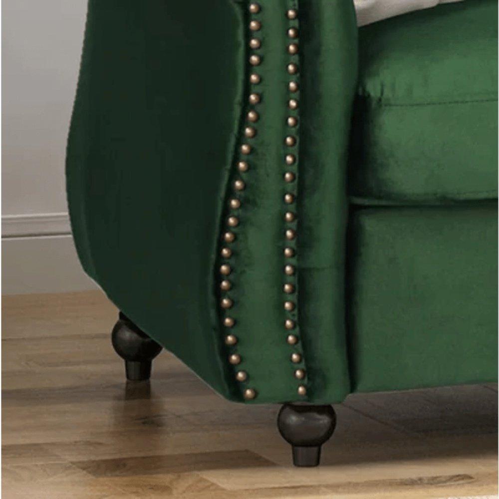Romeo Chesterfield Sofa Set - Luxe Maple
