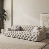 Oswal Premium Chesterfield Sofa Set in Suede