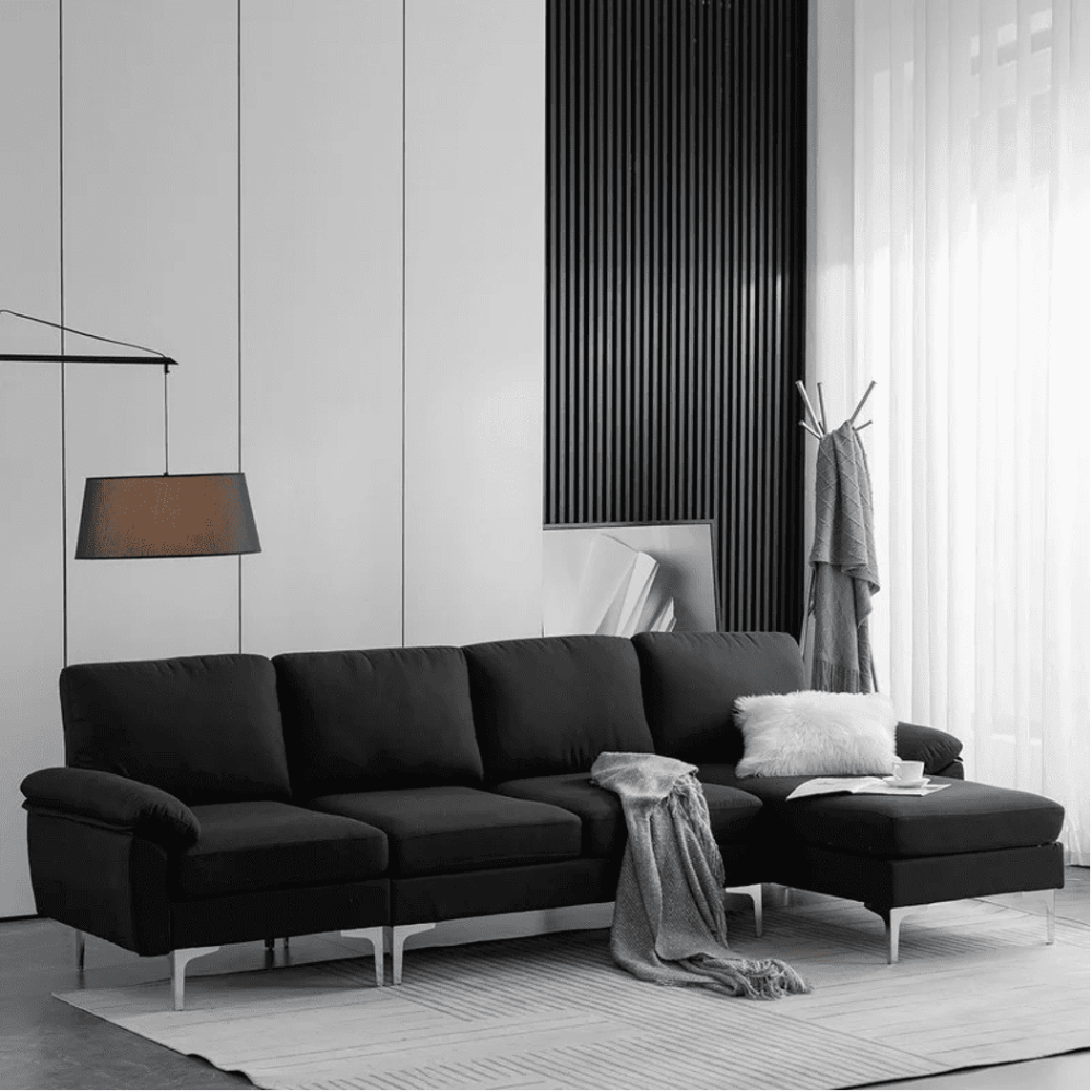 Jasmine Sectional Sofa Set RHS - Luxe Maple