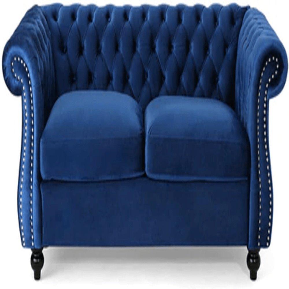 Romeo Chesterfield Sofa Set - Luxe Maple