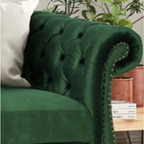 Romeo Chesterfield Sofa Set - Luxe Maple