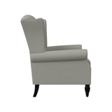 Copper Grove Crawley Diamond Button-Tufted Wingback Chair - Luxe Maple