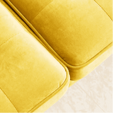 Block Down Straight Line Sofa Set - Luxe Maple