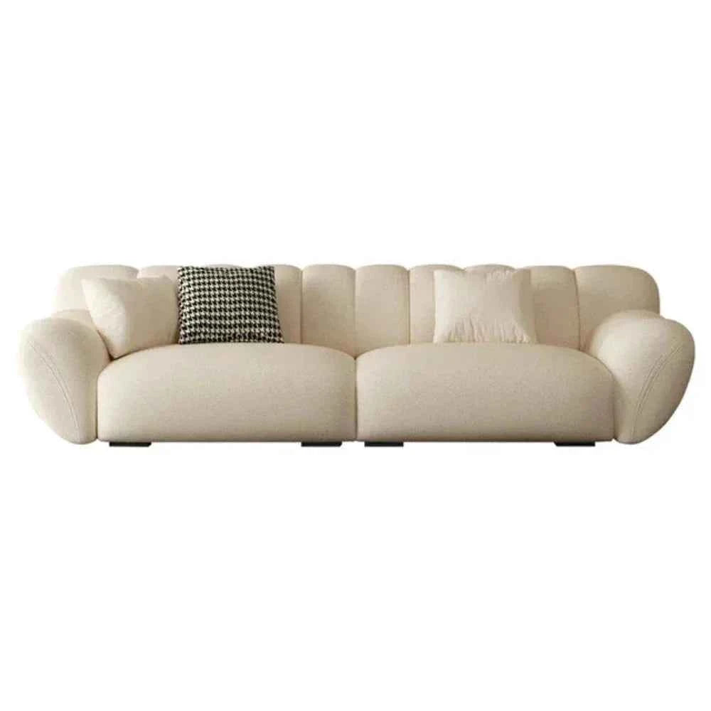 Yasmin Premium Sofa Set in Brooklyn Cloth